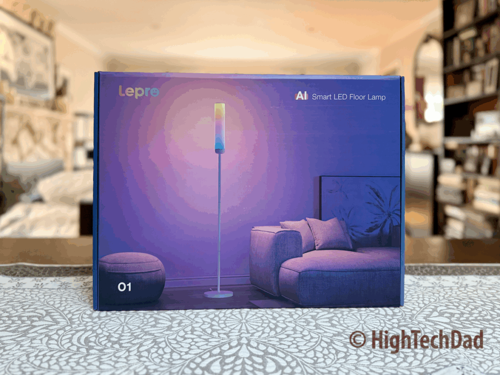 In the box - Lepro O1 Smart LED Floor Lamp - HighTechDad review