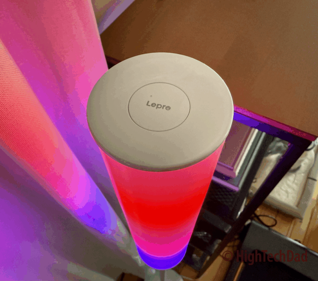 Top view - Lepro O1 Smart LED Floor Lamp - HighTechDad review