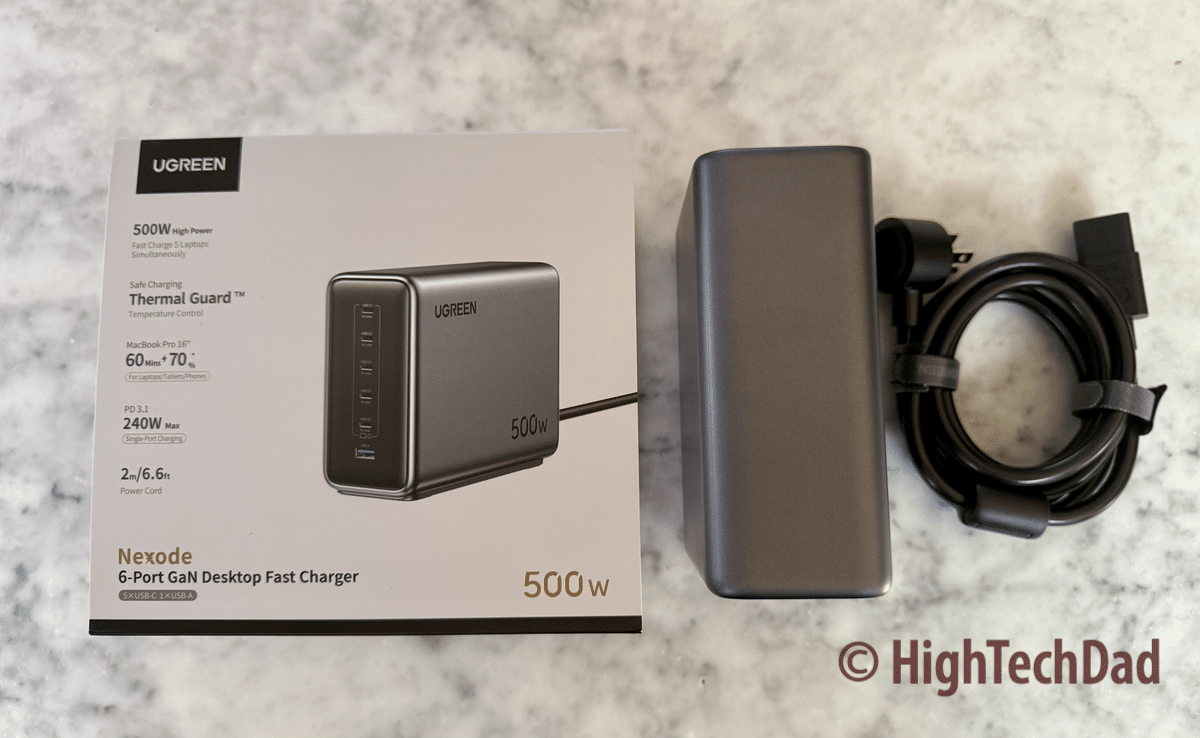 UGREEN Nexode 500W Desktop Charger - HighTechDad review