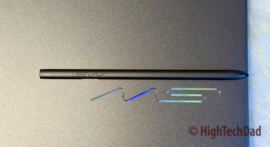 Nano Pen - MSI Prestige 14 Flip AI+ - HighTechDad Sponsored Review