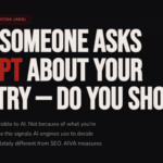 AI Visibility Analyst (AIVA) hero - hero image from site - AI search engine