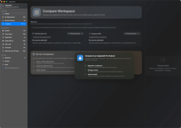HighTechDad AppAudit - Basic Compare Pro Preview