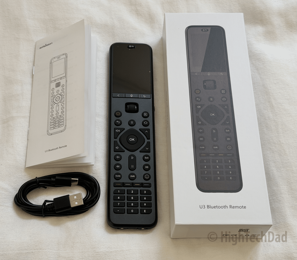 What's in the box - SofaBaton U3 remote - HighTechDad review