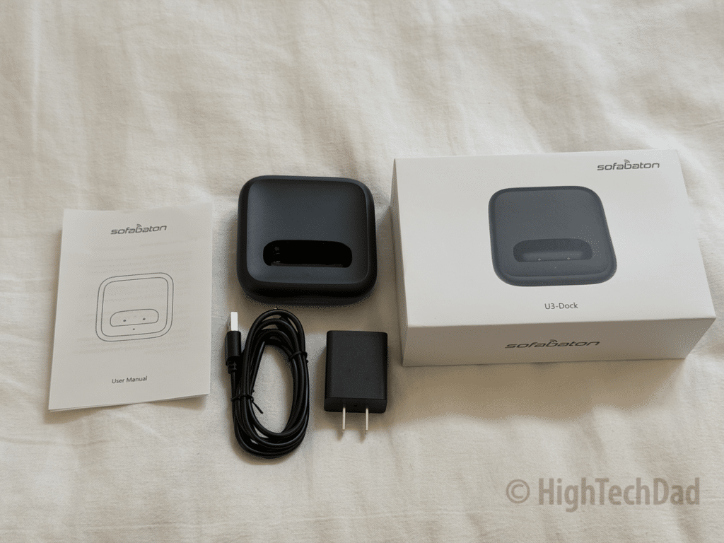 SofaBaton U3 charging dock - SofaBaton U3 remote - HighTechDad review