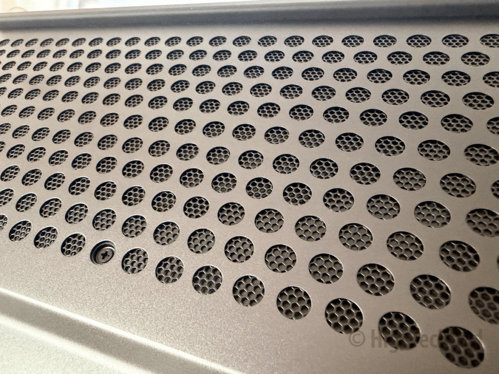 Cooling vents on the bottom - MSI Stealth 16 AI+ laptop - HighTechDad Review