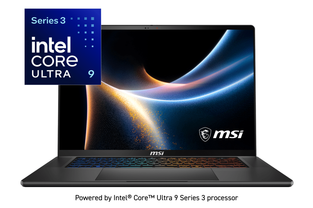 MSI Stealth 16 AI+ laptop - Intel inside