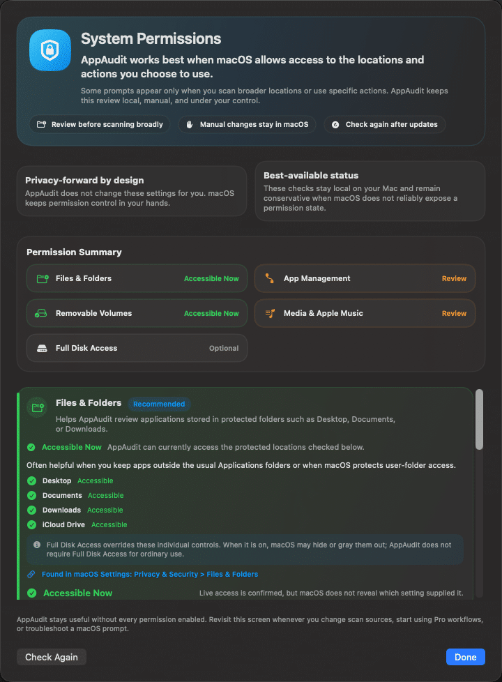 AppAudit System Permissions - HighTechDad