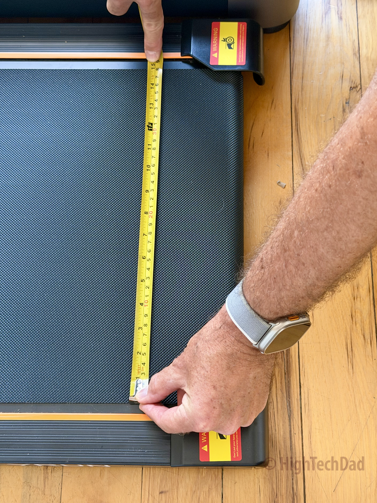 Old walking pad measurements - MERACH UltraWalk W60 Plus Walking Pad Treadmill - HighTechDad review