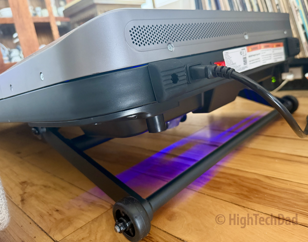 Fully inclined - MERACH UltraWalk W60 Plus Walking Pad Treadmill - HighTechDad review