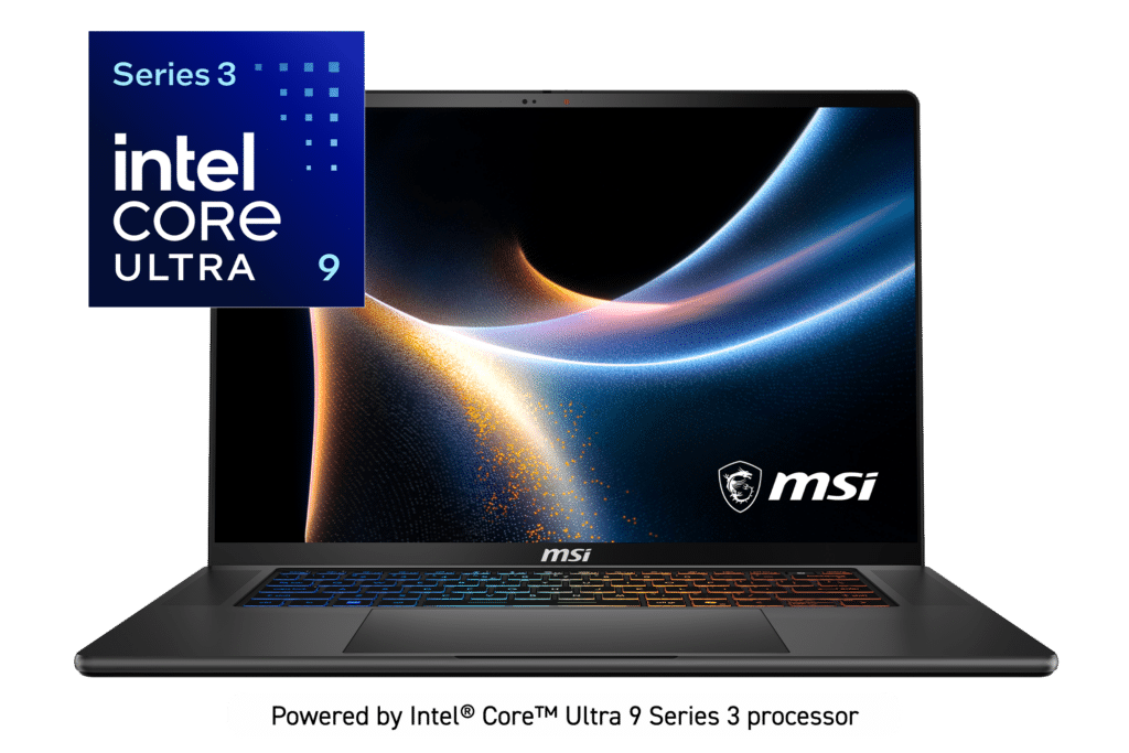 MSI Stealth 16 AI+ laptop - Intel inside