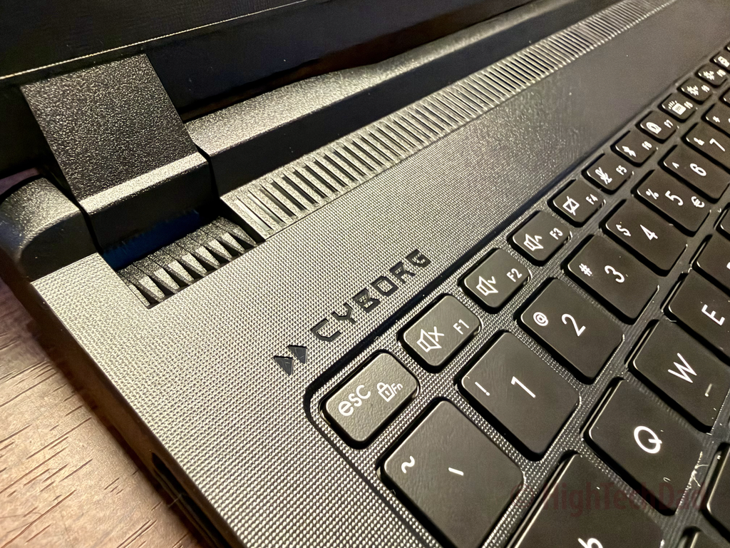 Keyboard closeup - MSI Cyborg 15 C13WE - HighTechDad review