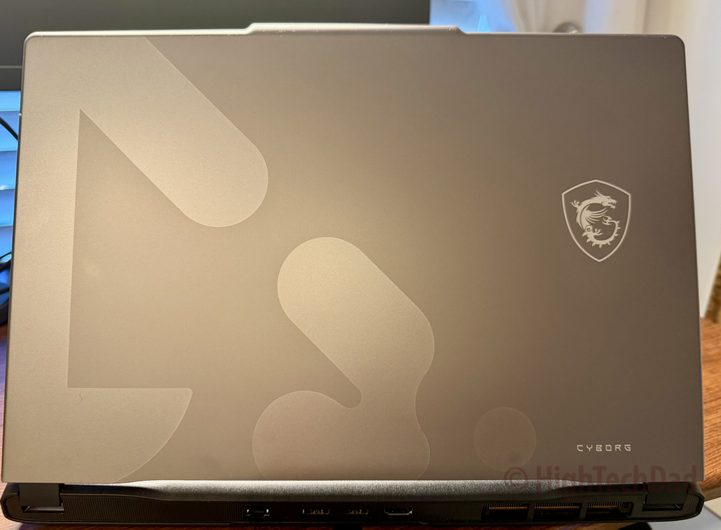 Lid - MSI Cyborg 15 C13WE - HighTechDad review