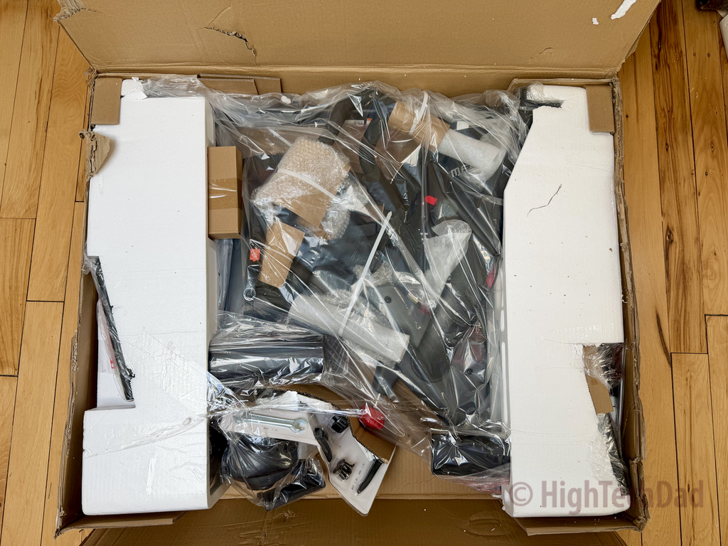 In the box - Merach S29 Eco Exercise Bike - HighTechDad review
